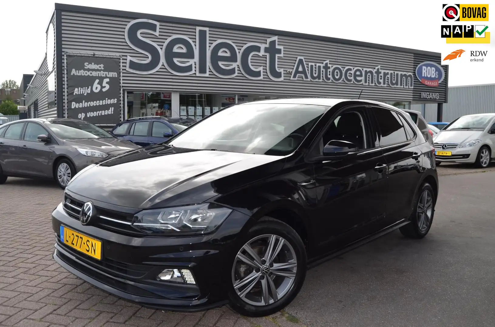 Volkswagen Polo 1.0 TSI R-Line Edition |APPLECARPLAY|LMW|NAVI| Noir - 1