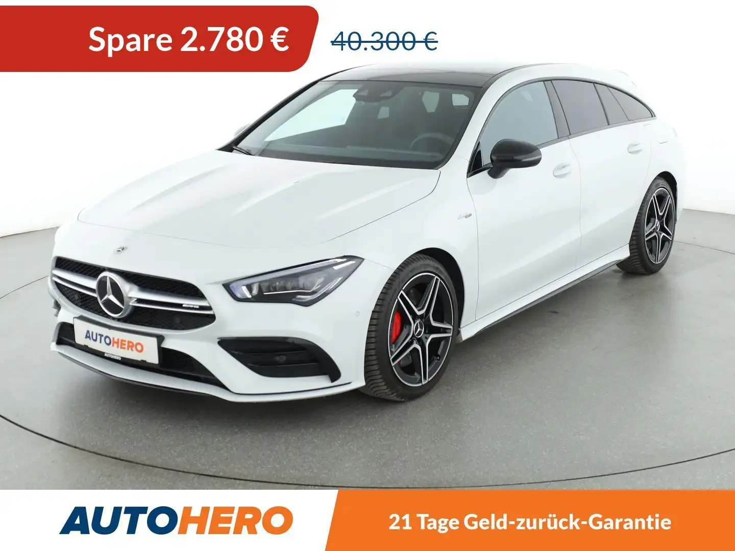 Mercedes-Benz CLA 35 AMG Shooting Brake 4Matic Aut.*NAVI*CAM*LED*MBUX*AHK* Weiß - 1