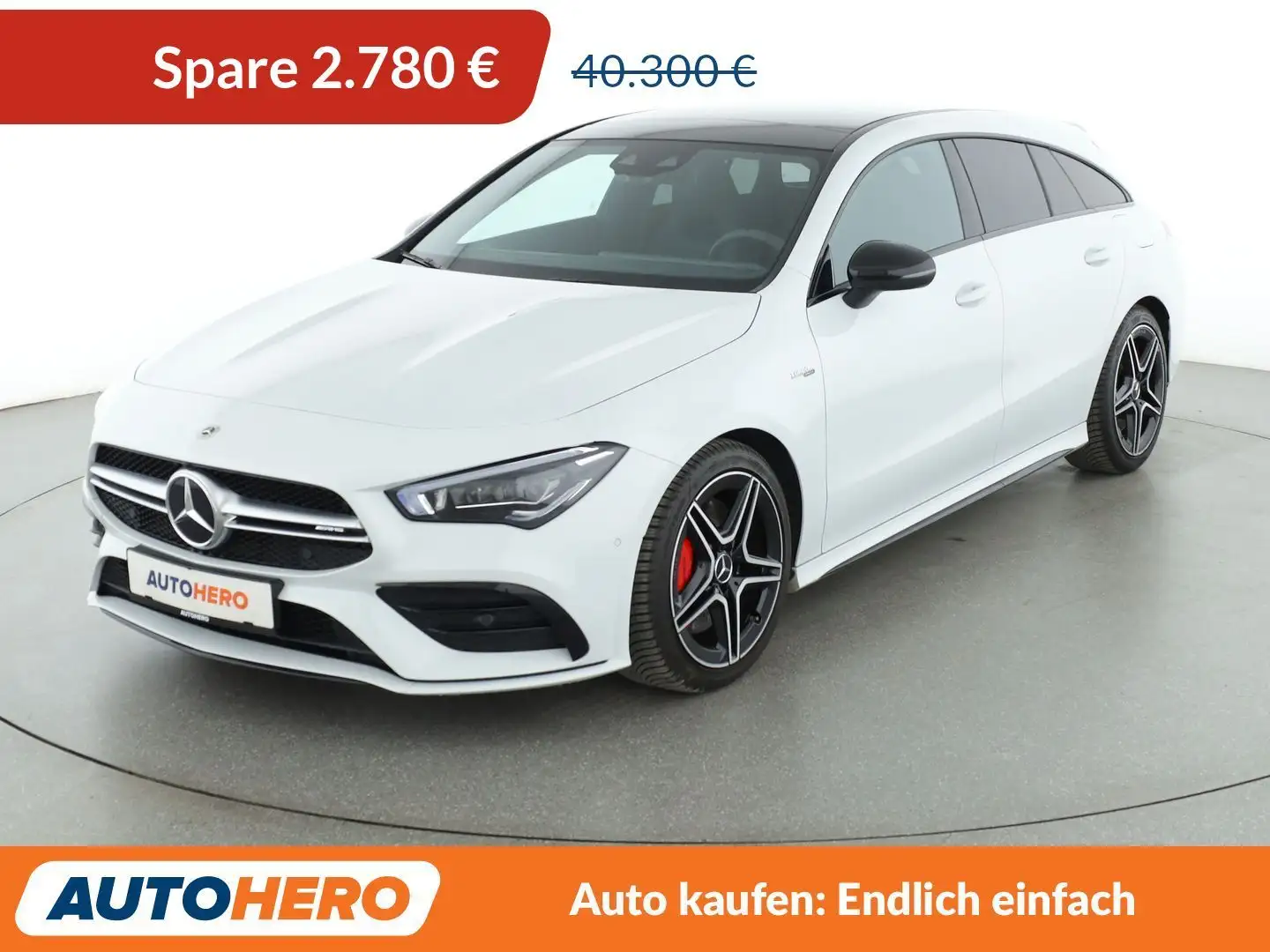 Mercedes-Benz CLA 35 AMG Shooting Brake 4Matic Aut.*NAVI*CAM*LED*MBUX*AHK* Weiß - 1