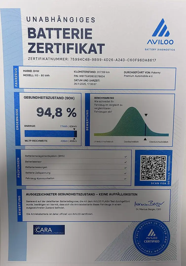 BMW iX3 - Inspiring - Top Zustand 95% Batterie Zertifik... Schwarz - 2