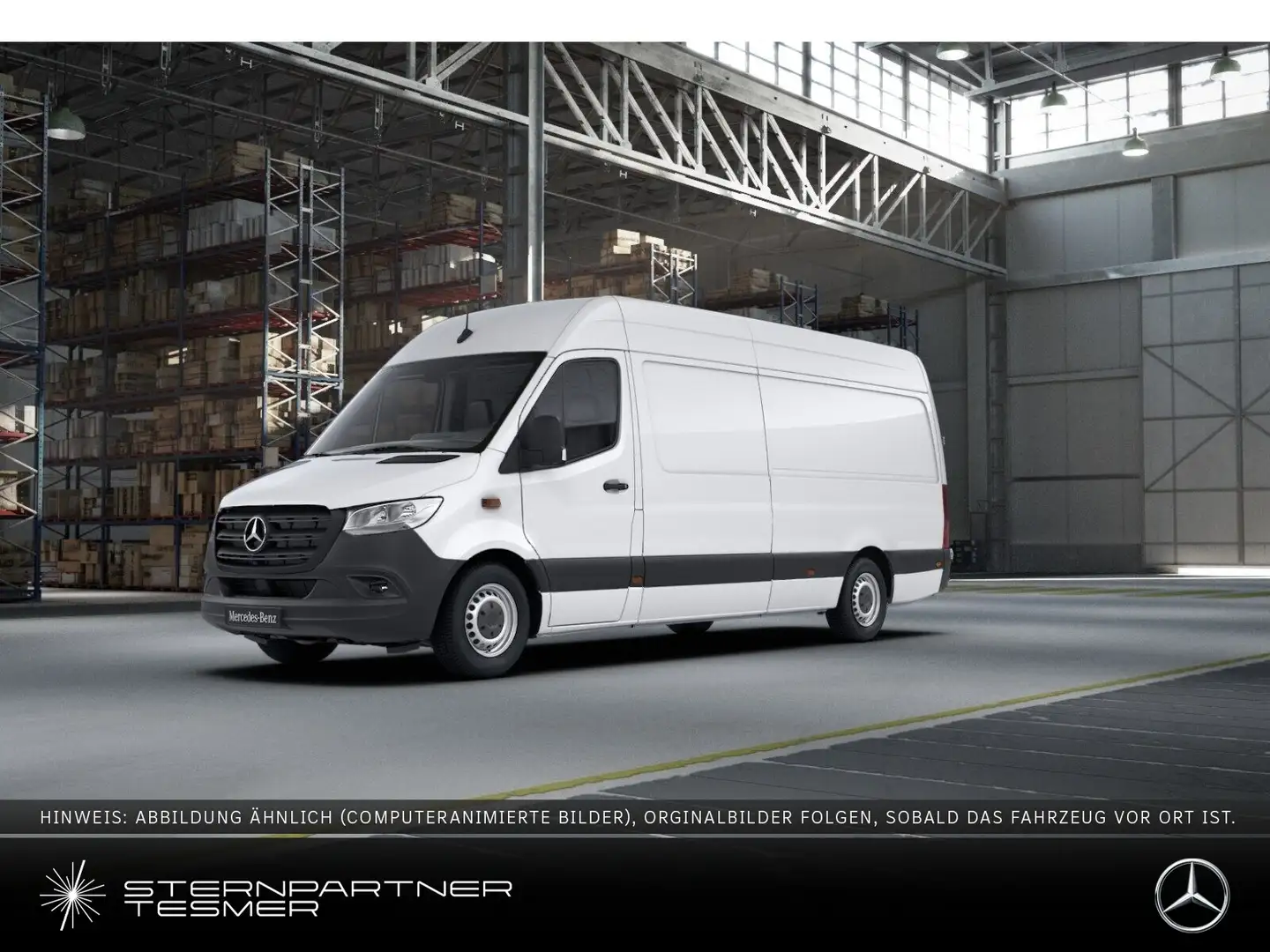 Mercedes-Benz Sprinter 317 CDI Kasten Maxi Klima+360°+Tempomat Weiß - 1