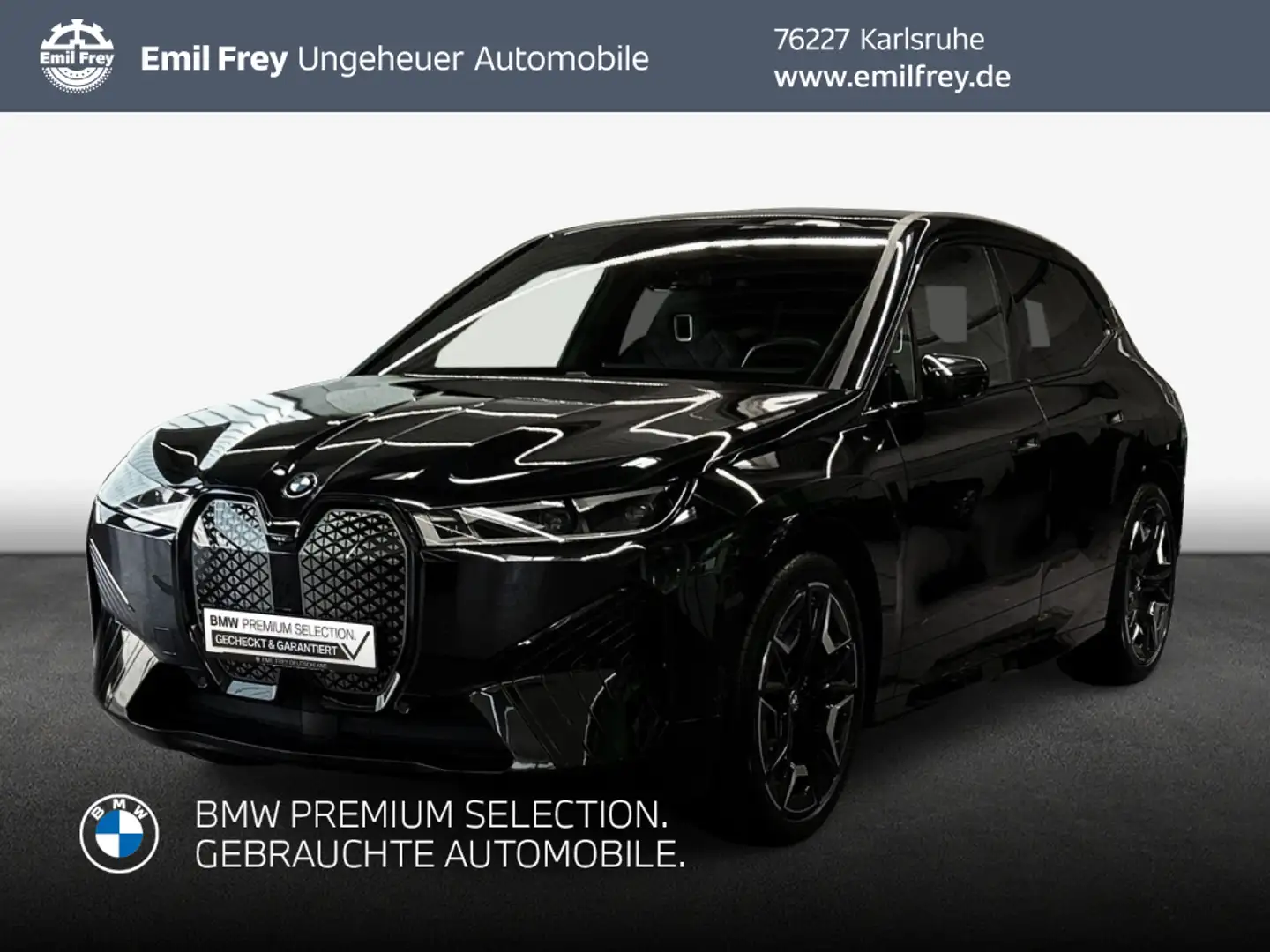 BMW iX xDrive40 *Pano*H/K*AHK* Schwarz - 1