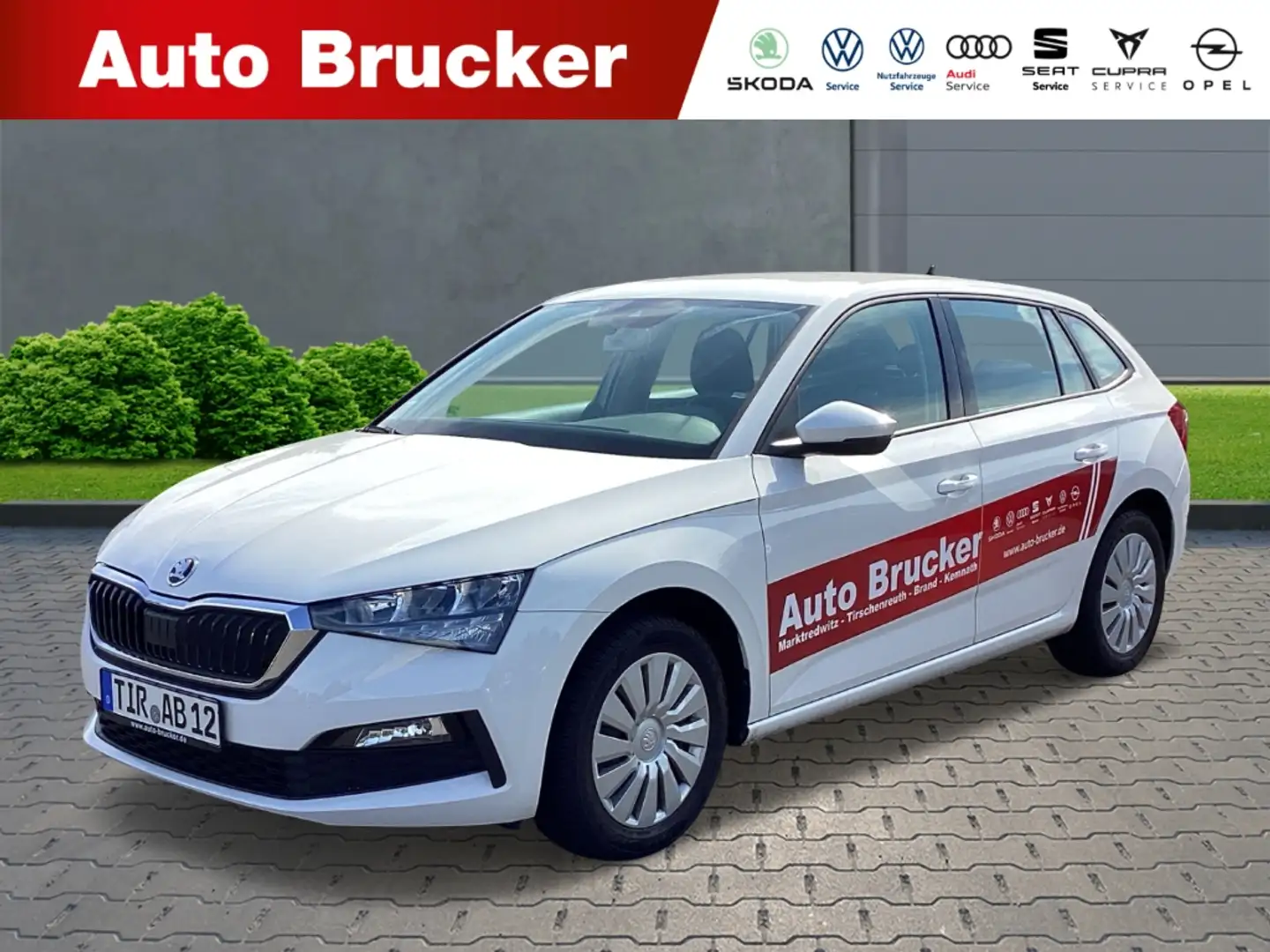 Skoda Scala Cool Plus 1.0 TSI LED Klimaanlage PDC SHZ Weiß - 1