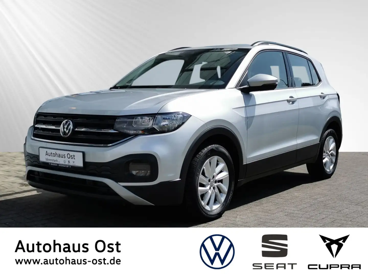 Volkswagen T-Cross Life 1,0 TSI DSG Klima Einparkhilfe Klima Silber - 1