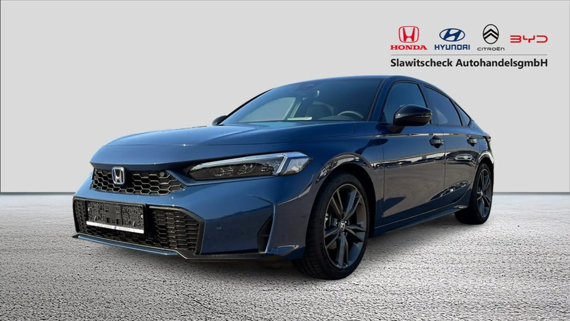 Honda Civic e:HEV 2.0 eCVT Sport Blau - 1