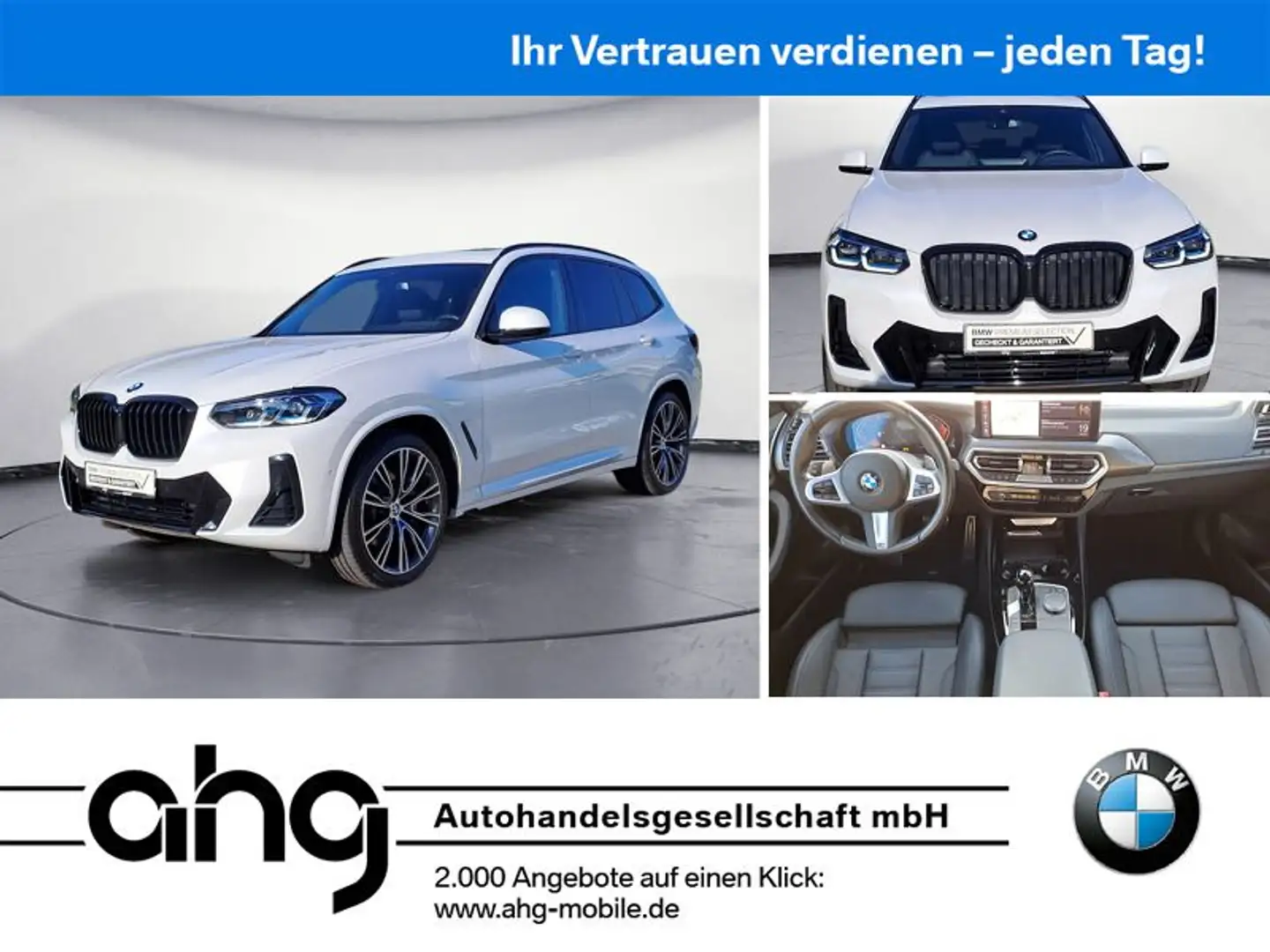 BMW X3 xDrive30d M Sportpaket Innovation 21' Weiß - 1