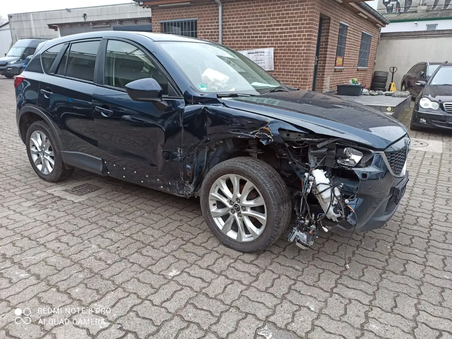 Mazda CX-5 Sports-Line AWD/Automatik/Leder/Navi Blauw - 1