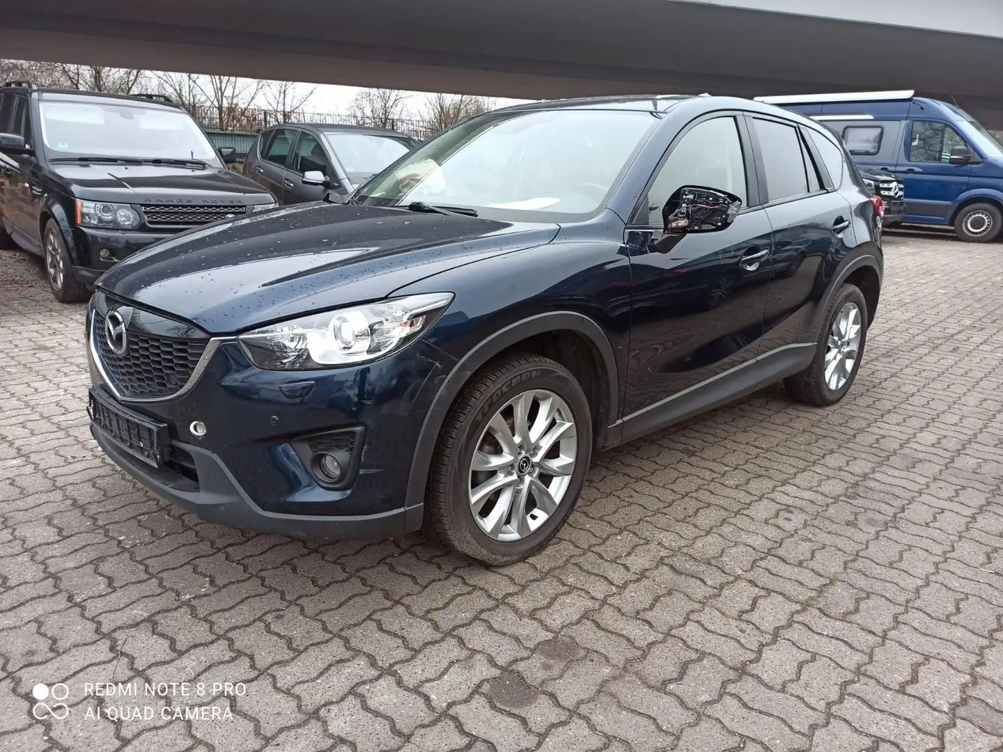Mazda CX-5 Sports-Line AWD/Automatik/Leder/Navi Blauw - 2