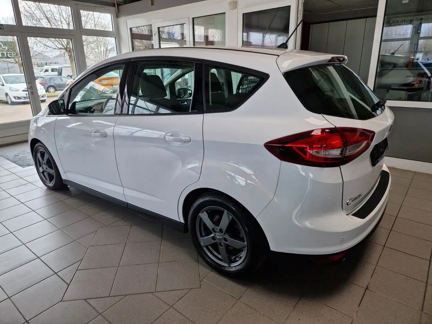 Ford C-Max 1.5 TDCi AUTOMATIK 120 PS PDC 1. HAND Blanco - 2