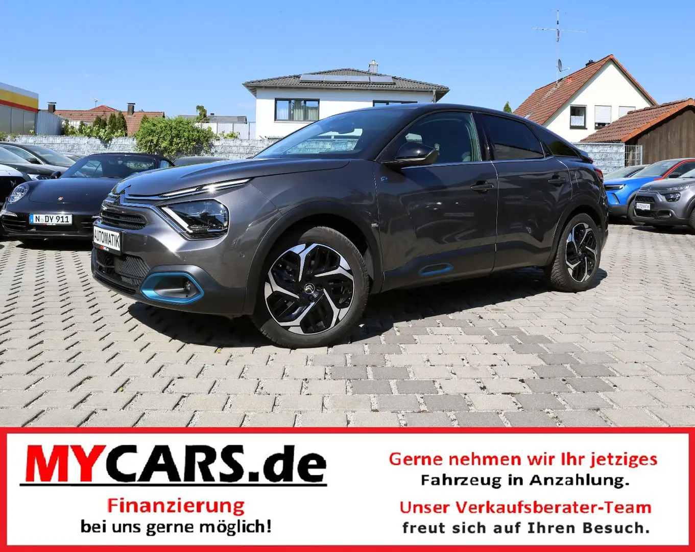 Citroen C4 Lim. ë-Shine*Leder*Navi*HUD*PDC-360*Bestpreis Grey - 1