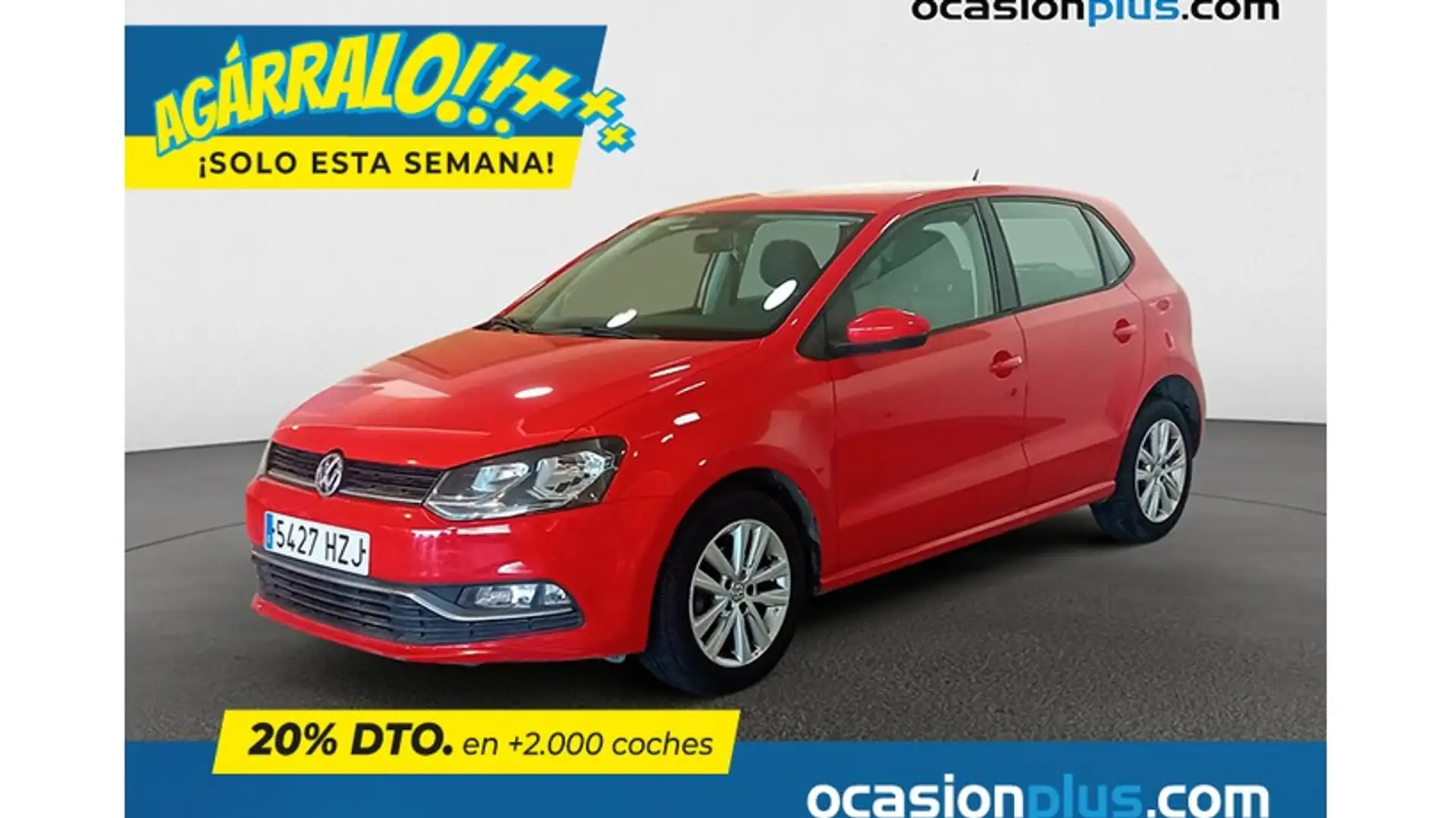 Volkswagen Polo 1.4 TDI BMT Advance 66kW Rouge - 1