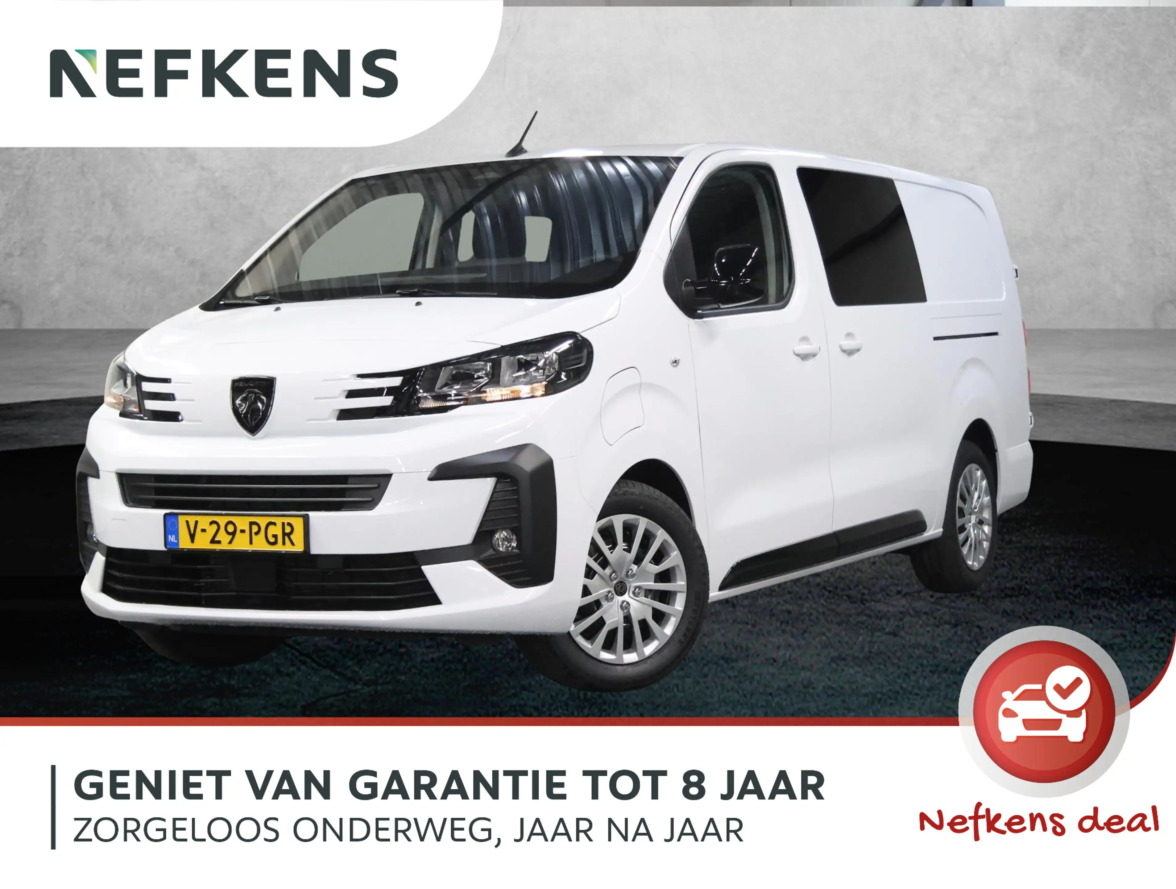 Peugeot e-Expert EV L3 DC 50 kWh Dubbelle cabine | Navigatie | stuu