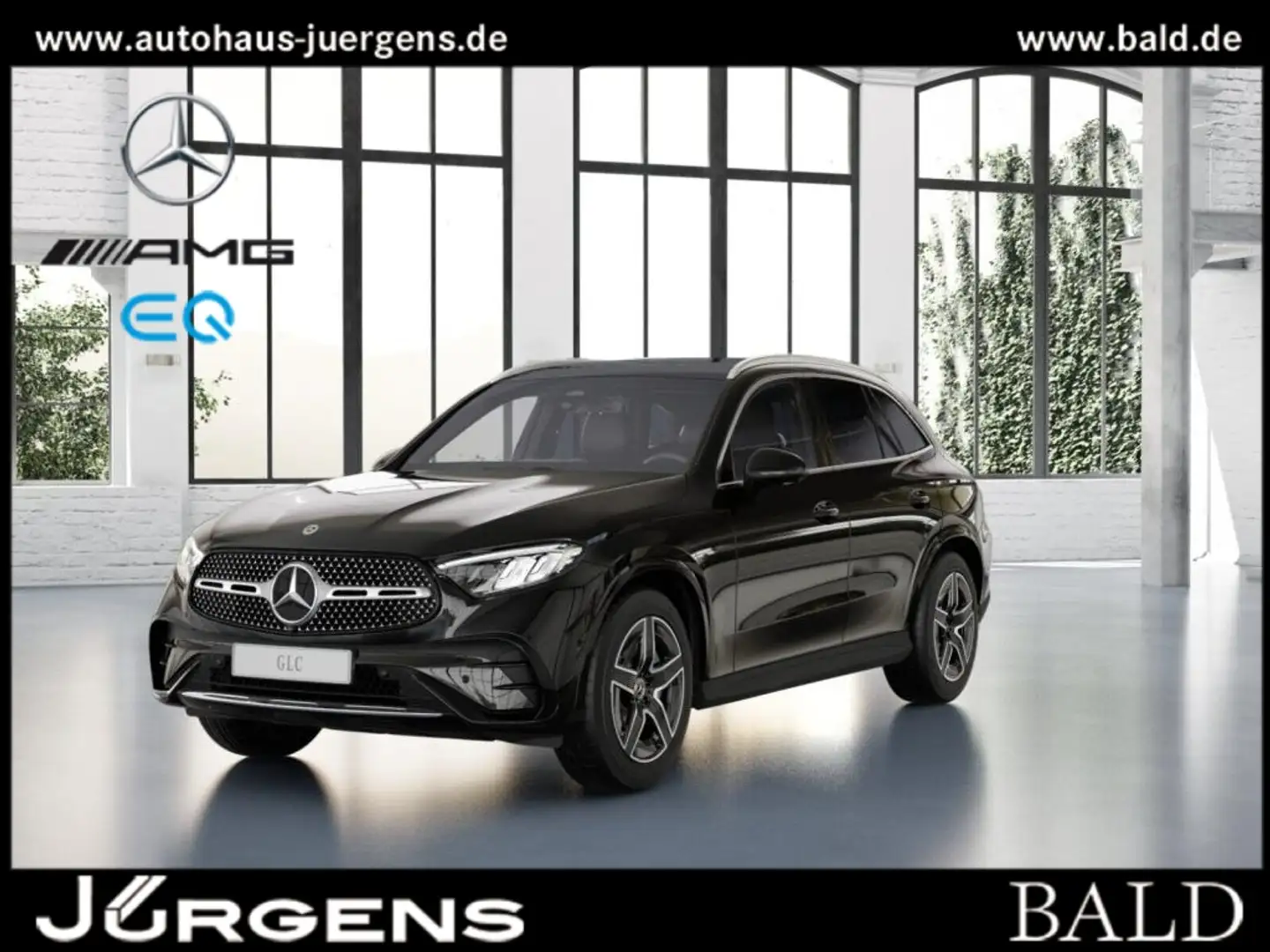 Mercedes-Benz GLC 220 d 4M AMG-Sport/LED/360/Pano/AHK/Distr/19 Černá - 1