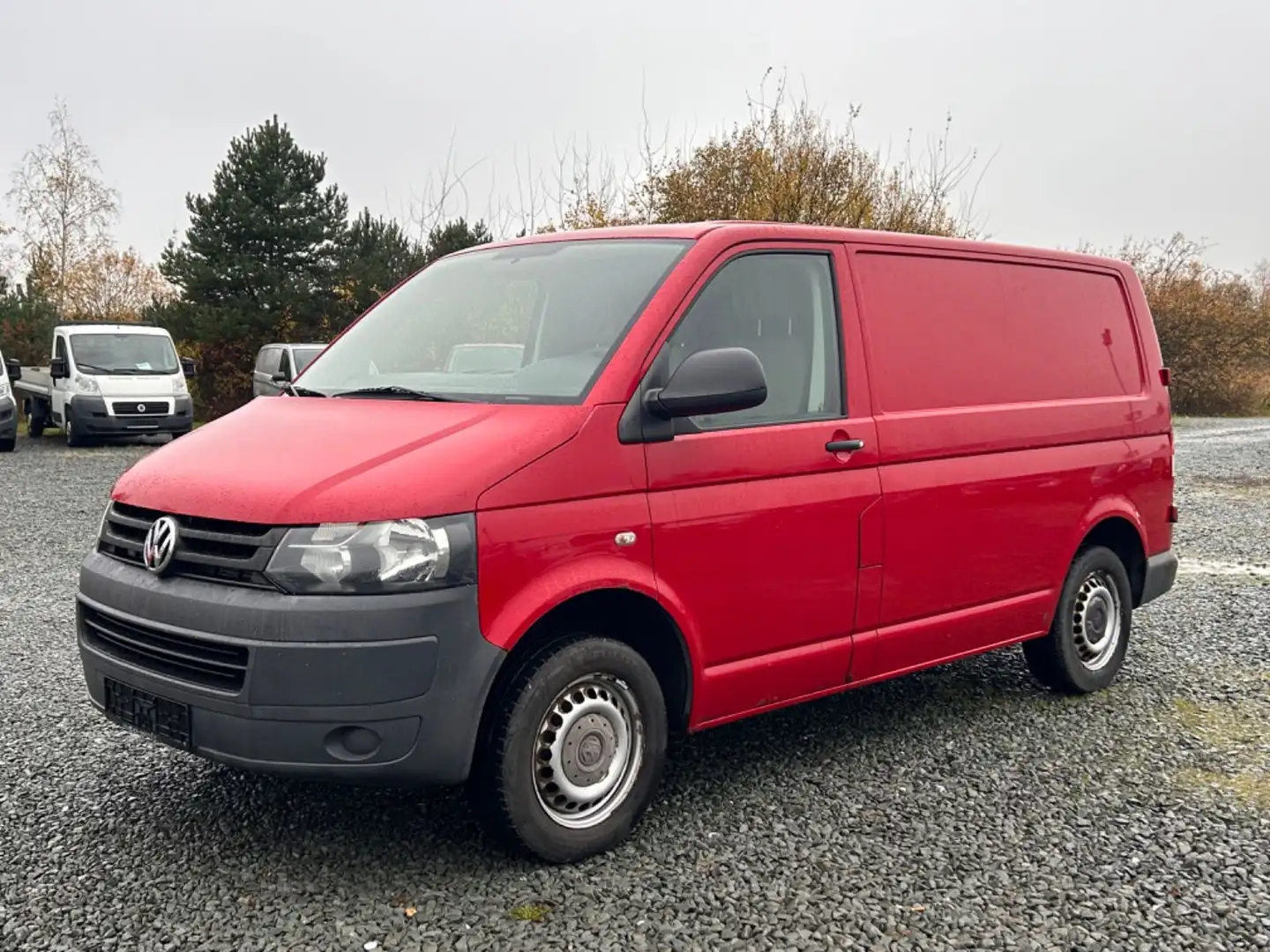 Volkswagen T5 Transporter Kasten 4Motion*3Sitze*Klima Rot - 1