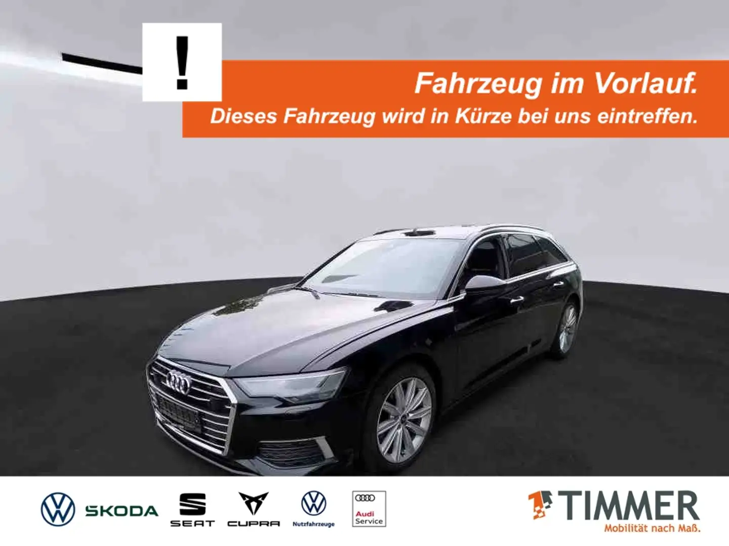 Audi A6 Avant 40 TDI S tronic DESIGN +AHK +PANO +RKAM +VI Noir - 1