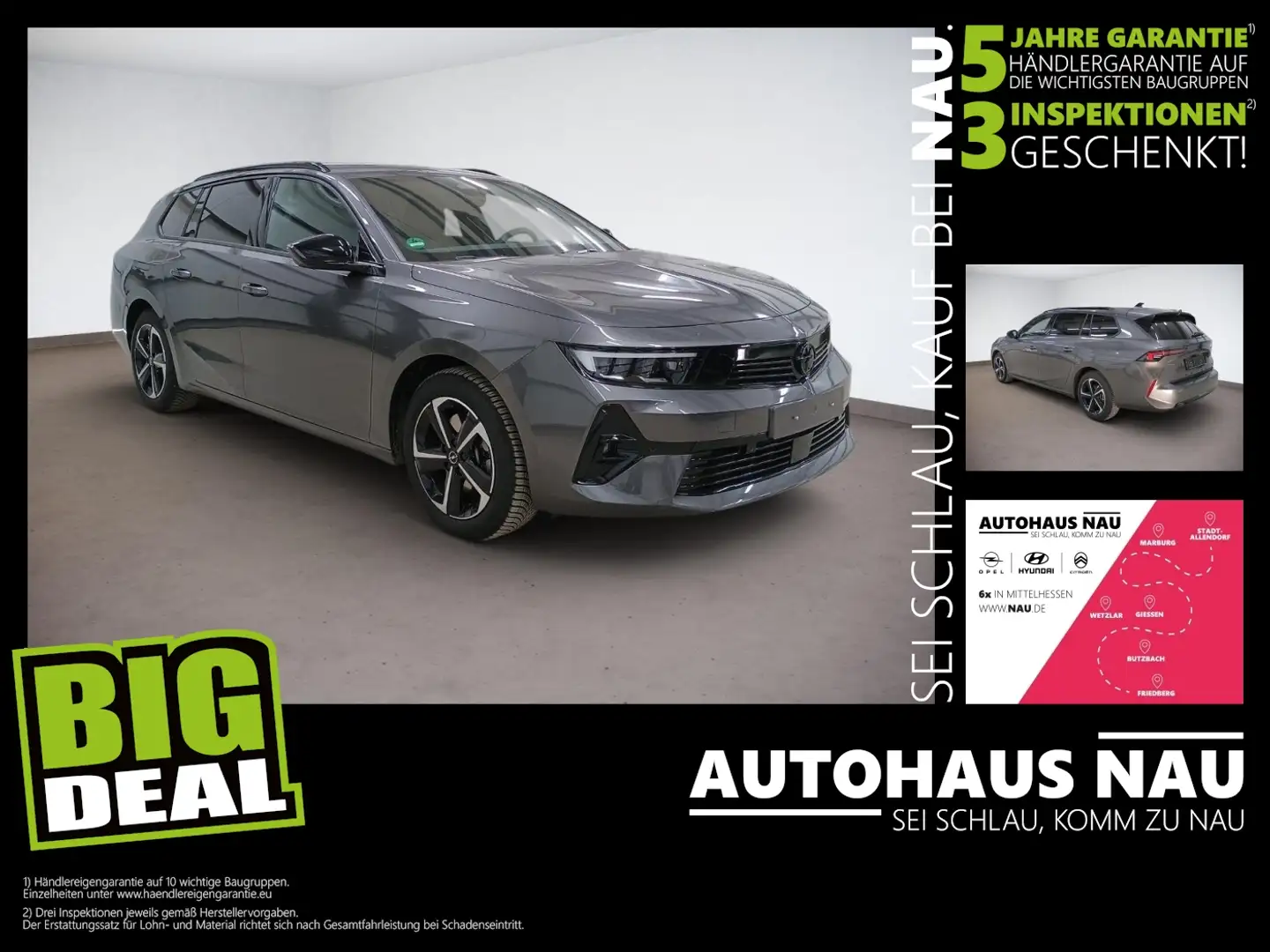 Opel Astra L Sports Tourer GS 1.2 Turbo inkl. BigDeal Gris - 1