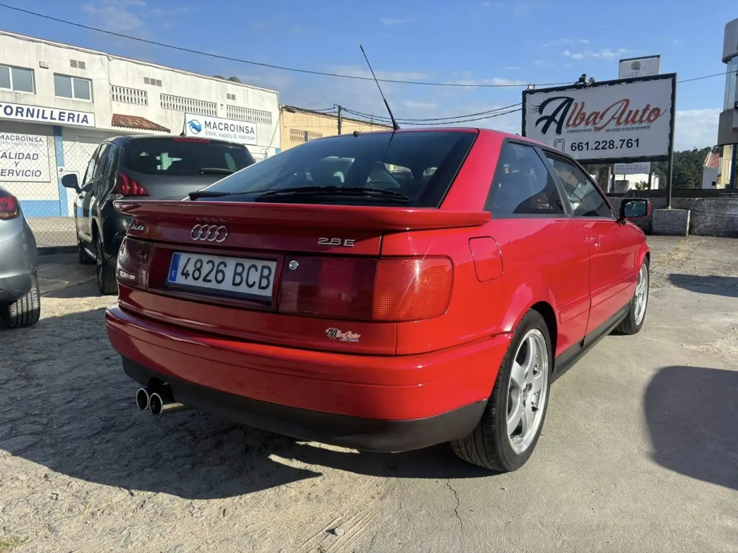 Audi 80 Deportivo Manual de 3 Puertas Rojo - 2