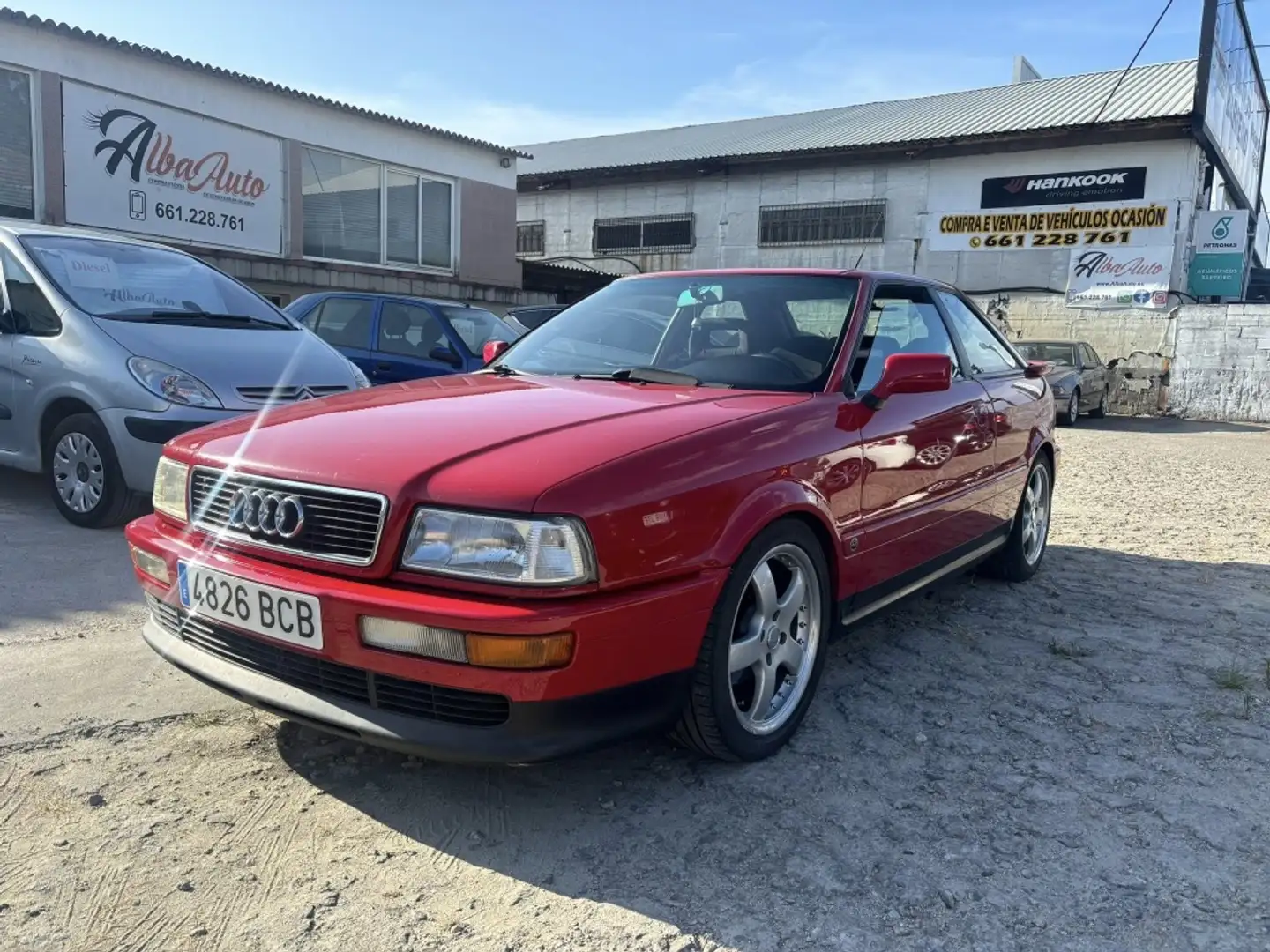 Audi 80 Deportivo Manual de 3 Puertas Rojo - 1
