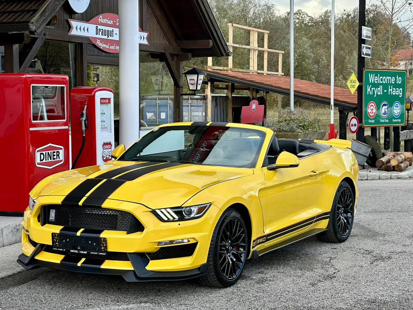 Ford Mustang Mustang 5,0 Ti-VCT V8 GT Cabrio Aut. GT Gelb - 1