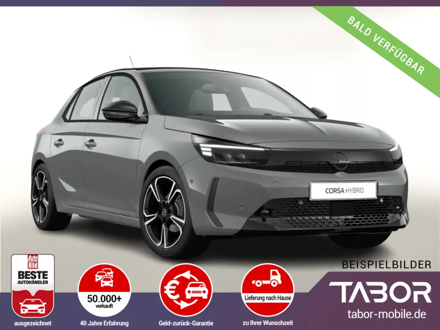 Opel Corsa 1.2 110 MHEV eDCT GS Kam PDCvo-hi 10"-DAB Grau - 1