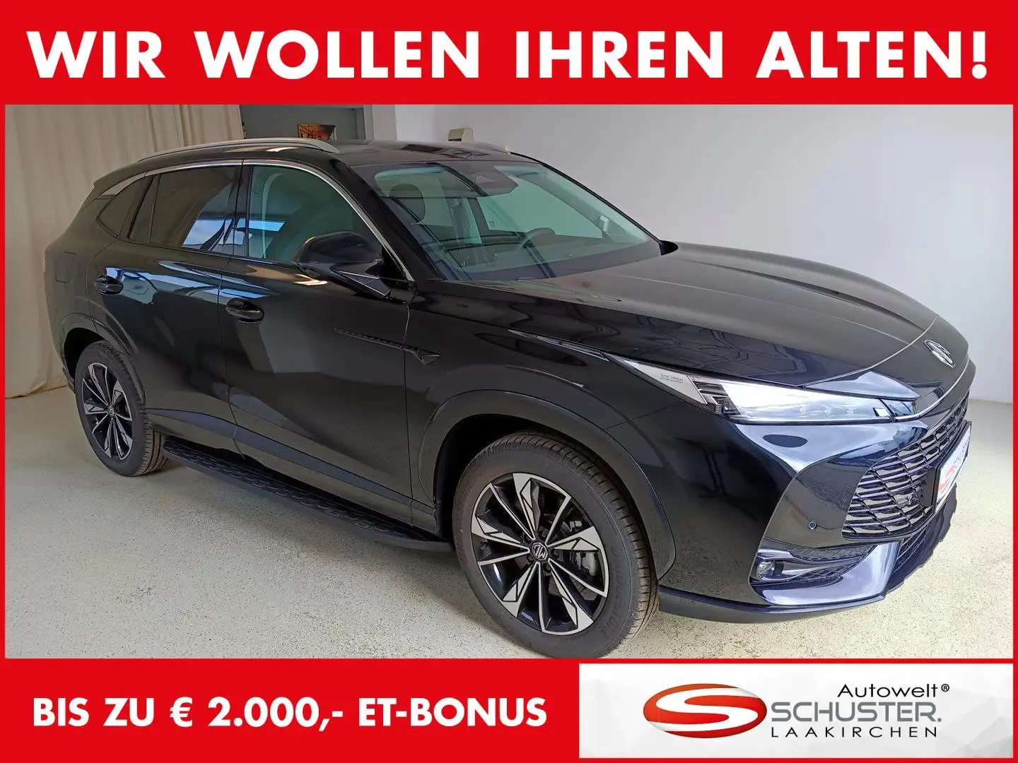 MG HS PHEV+ Luxury 21,4kWh Aut. Schwarz - 1