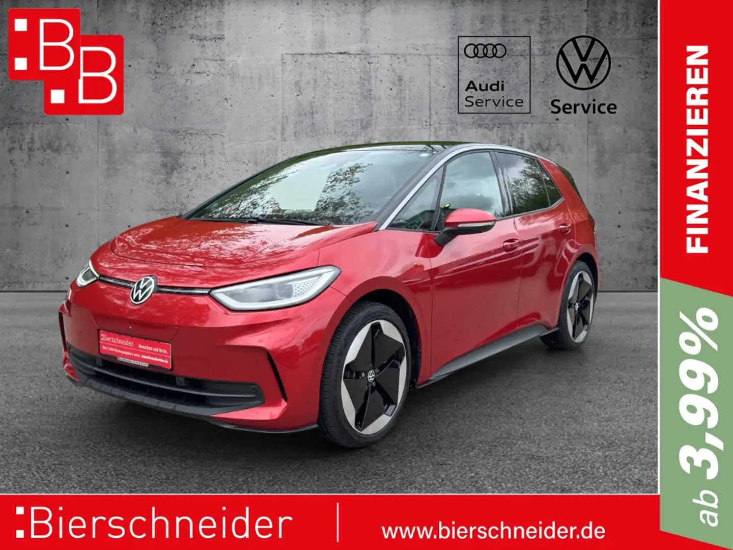 Volkswagen ID.3 Pro S Facelift 77kwh IQ-LIGHT DIGITAL 20 AREA VIEW Rot - 1
