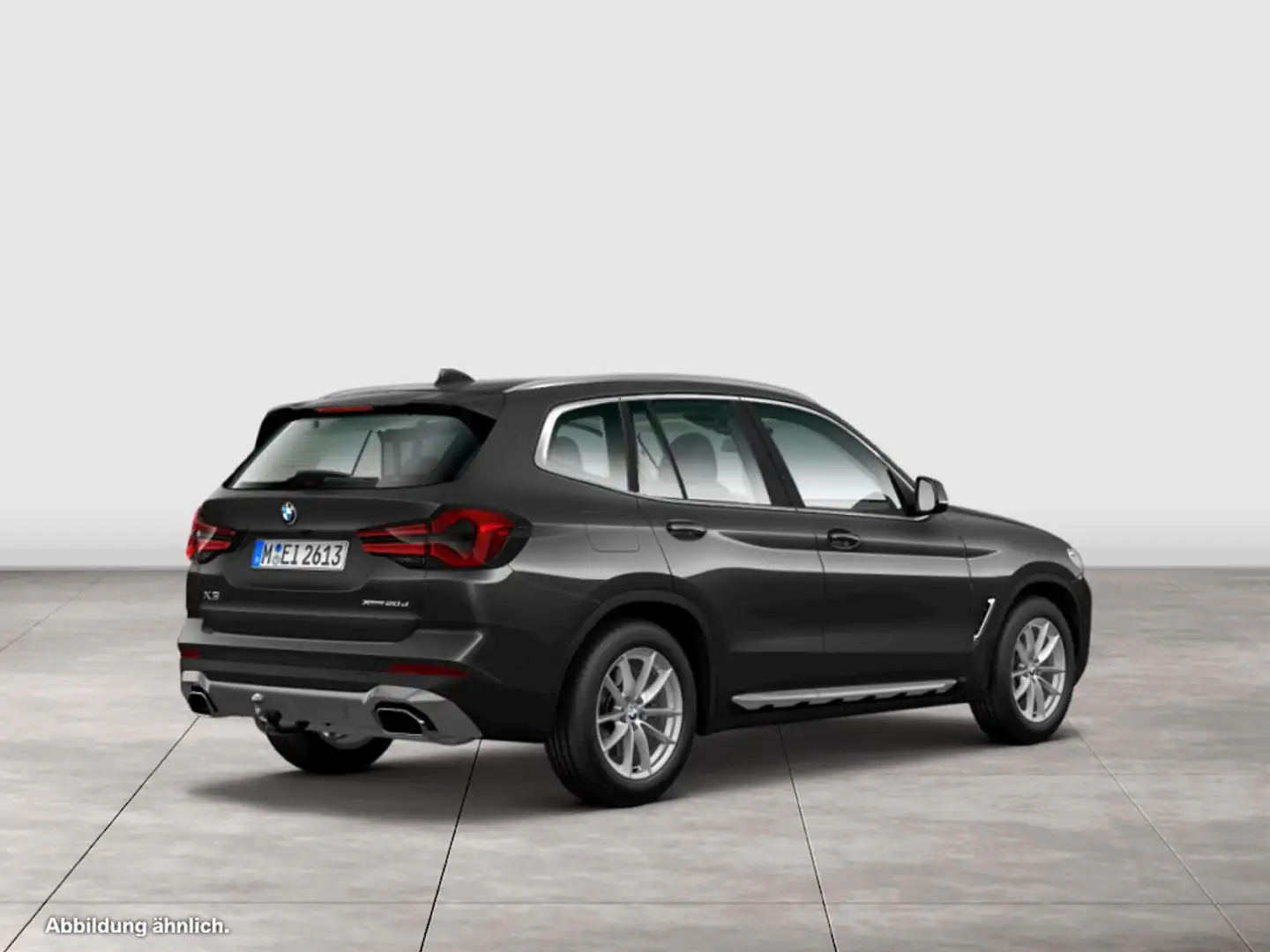 BMW X3 xDrive20d AHK RFK NAVI LED PDC V+H DAB Klima Grau - 2