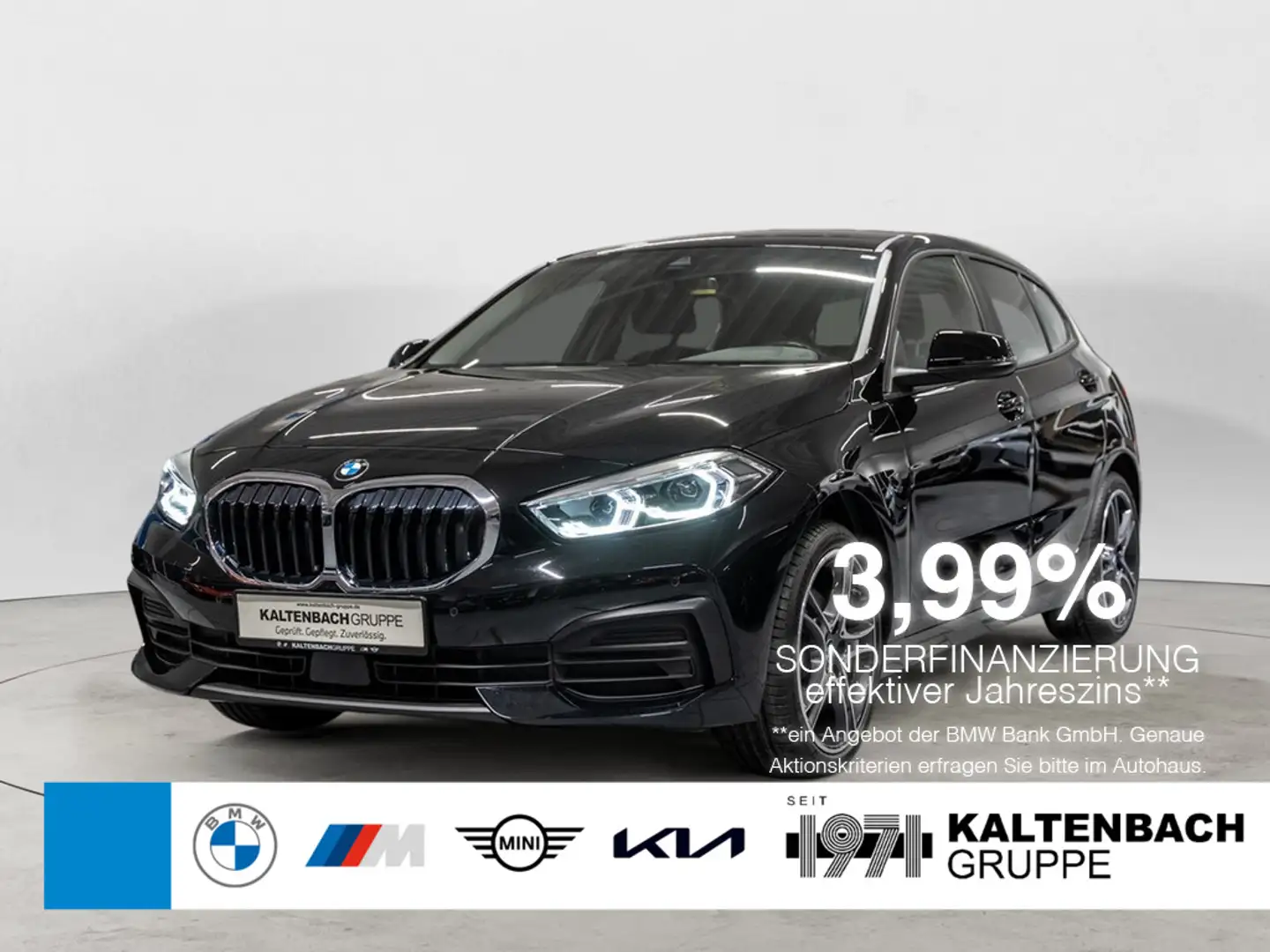 BMW 118 i Advantage LED W-LAN NAVI SITZHEIZUNG PDC Schwarz - 1