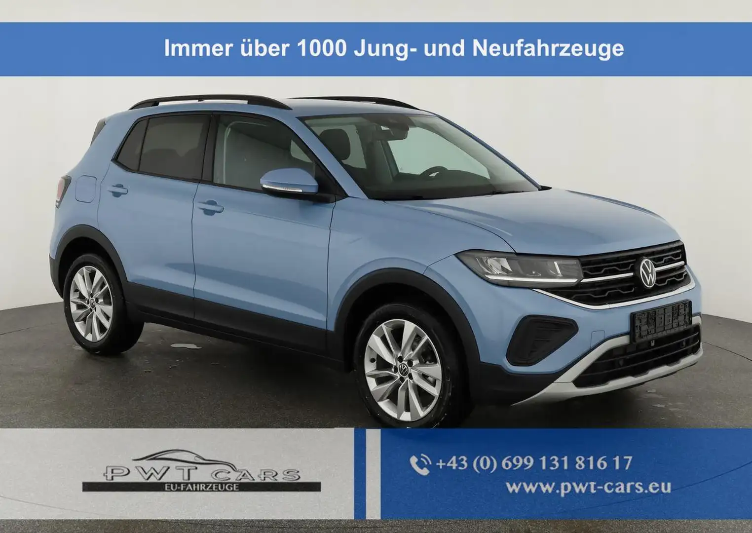 Volkswagen T-Cross 1.0 TSI 85 kW Life DSG Life, Kamera, Ready2, 17... Bleu - 1