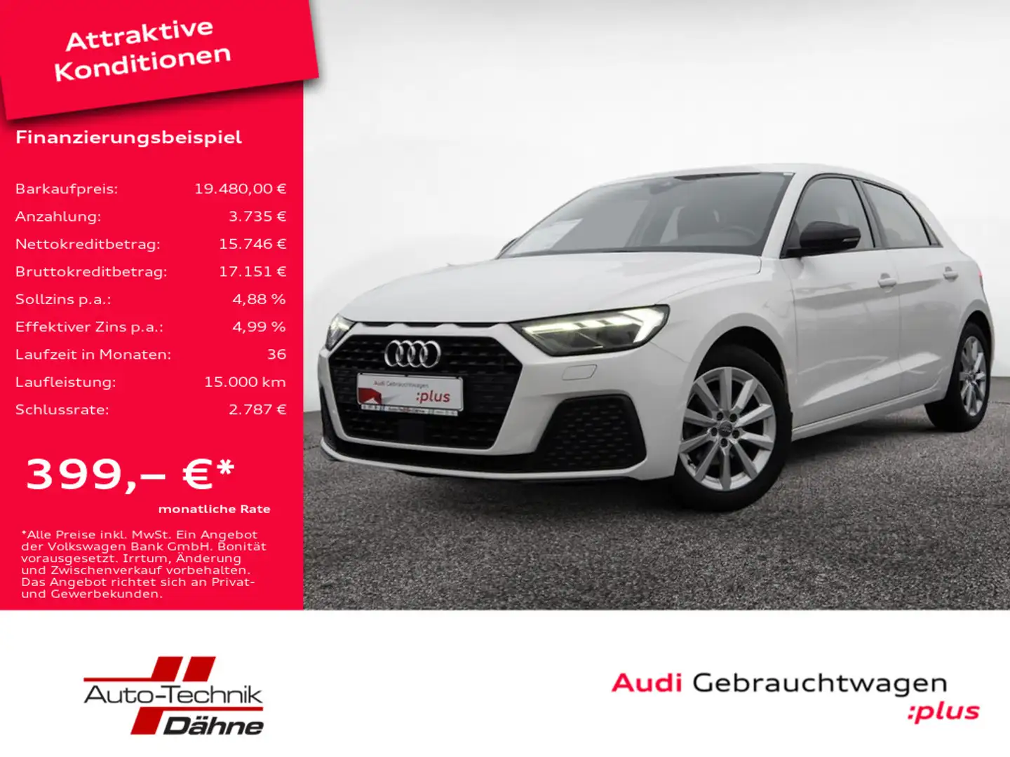 Audi A1 Sportback 30 TFSI KLIMA PDC SHZ LED Wit - 1