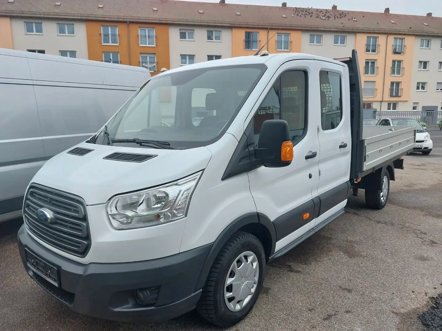 Ford Transit 2.0 TDCI Pritsche 350 L5 DoKa Weiß - 2