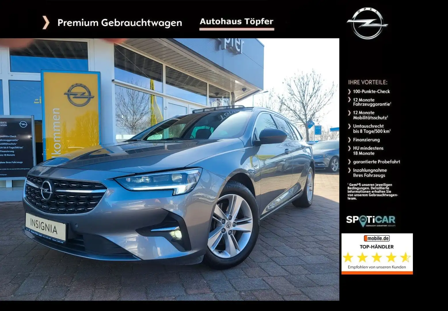 Opel Insignia B ST Premium "Elegance" *Panoramadach* Grijs - 1