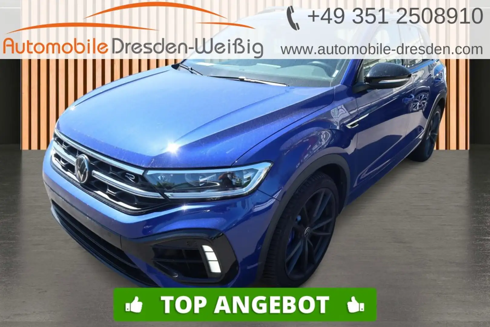 Volkswagen T-Roc R 2.0 TSI DSG 4Motion*Navi*ACC*Beats*Pano* Blau - 1