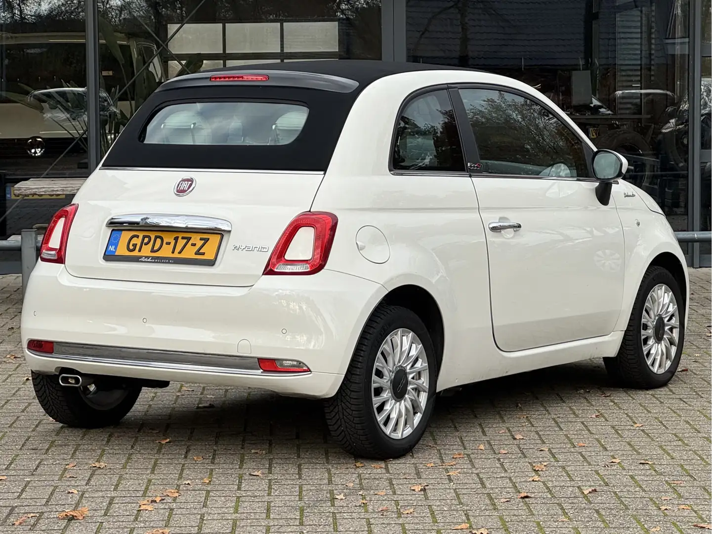 Fiat 500 1.0 Hybrid RED Clima/Cruise/Navi/Leer/LM-Velgen Blanco - 2
