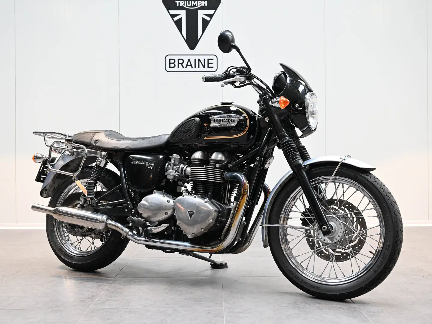 Triumph Bonneville T100 SE 2014 1 AN DE GARANTIE Negru - 1