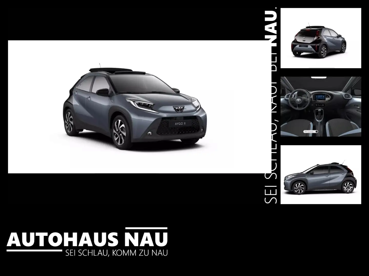 Toyota Aygo X Air Teamplayer ACC+LED+Navi+SD+SHZ+Kam. Zwart - 1