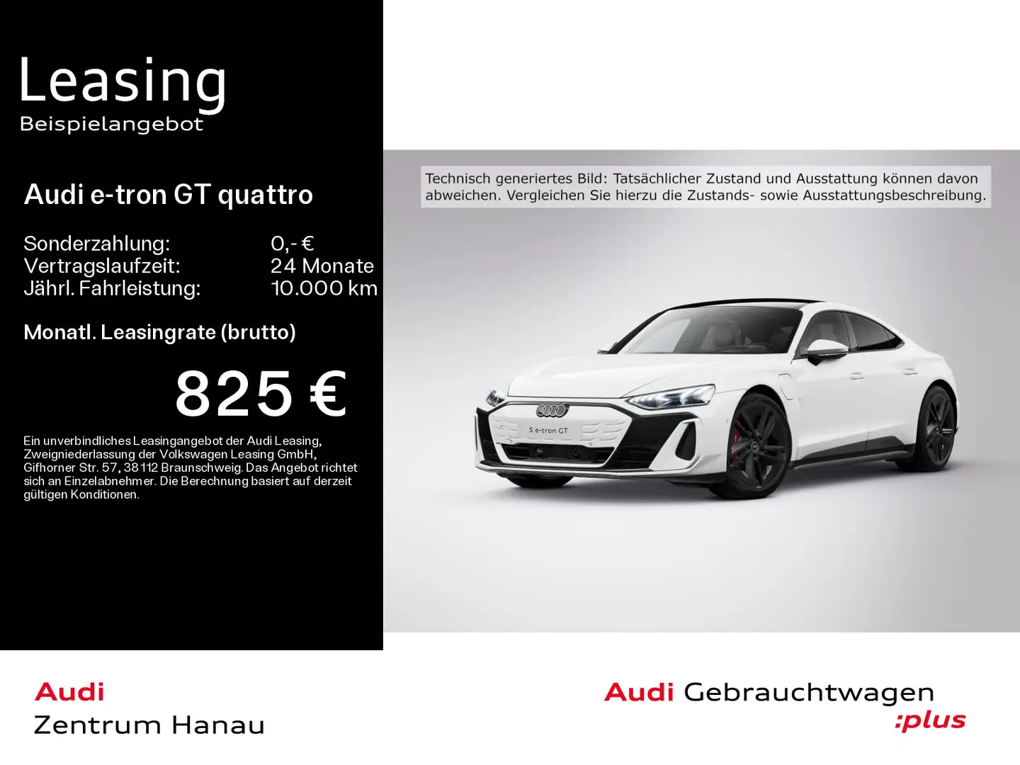 Audi e-tron GT e-tron GT S quattro*PANO*HUD*21ZOLL*LASER*B&O*NA Weiß - 1