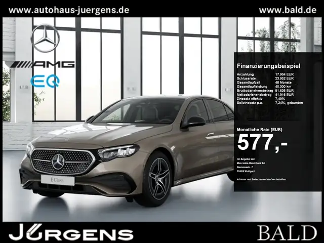 Mercedes-Benz E 300 de AMG Sport/Pano/Leder/Burm/Night/Dist/19