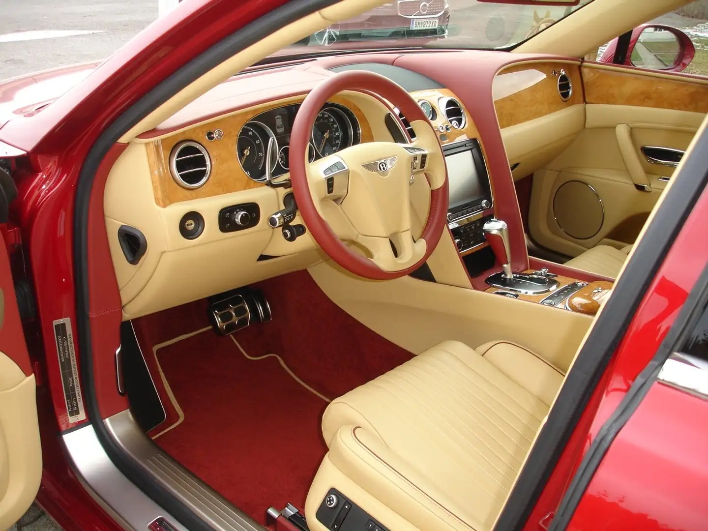 Bentley Flying Spur Continental V8 S!! Erstbesitz mit 13.000 km !! Rojo - 2