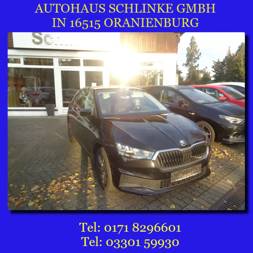 Skoda Fabia 1.0 TSI Ambition Drive 95PS PDC SHZ NAVI SML GJR Schwarz - 1