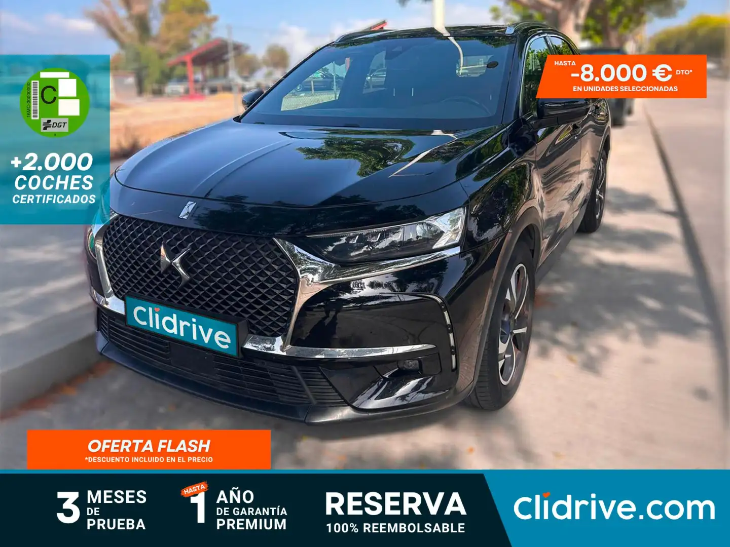DS Automobiles DS 7 Crossback BlueHDi 132kW (180CV) Auto. SO CHIC Negro - 1