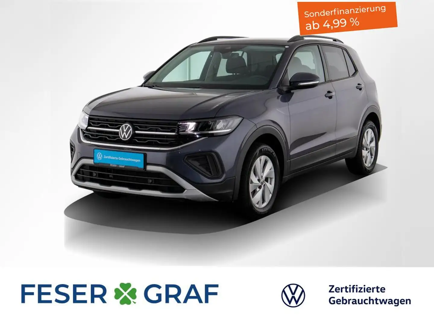 Volkswagen T-Cross 1.0 TSI Life Rückfahrkamera / Navigationssystem Grau - 1