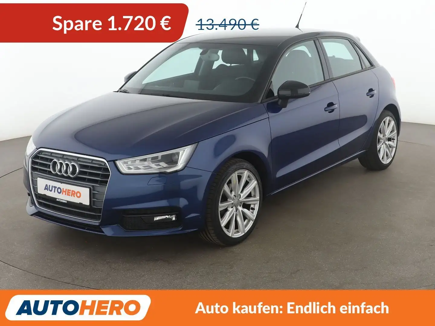 Audi A1 1.4 TDI Sport *NAVI*BI-XENON*PDC*SHZ*KLIMA* Blau - 1