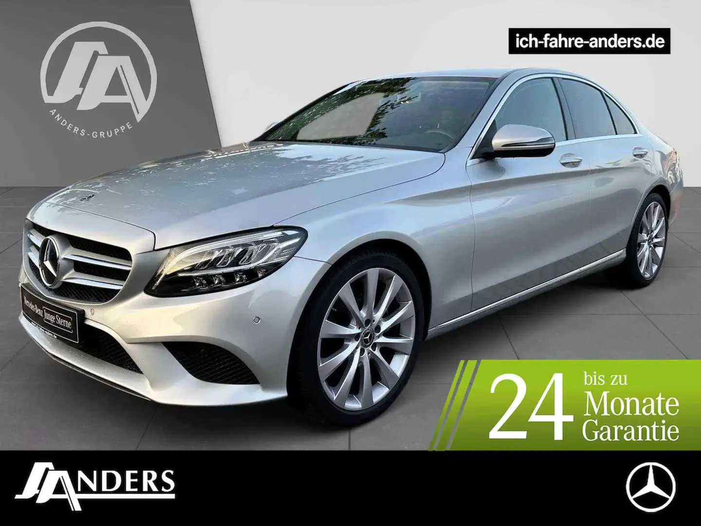 Mercedes-Benz C 200 Avantgarde+Navi+SHZ+LED+PDC+Kamera+Apple Argento - 1
