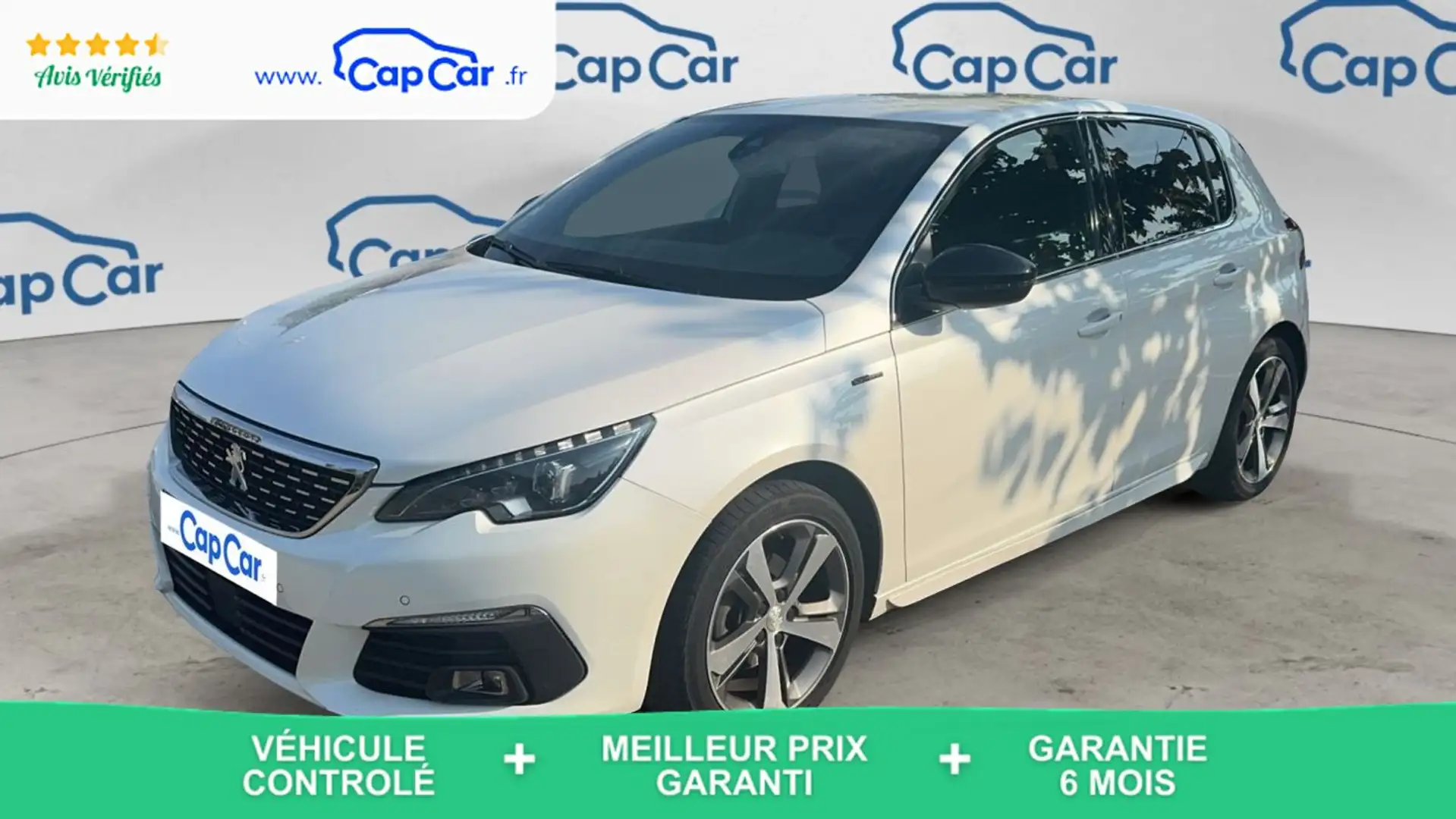 Peugeot 308 1.2 PureTech 130 GT Line Blanc - 1