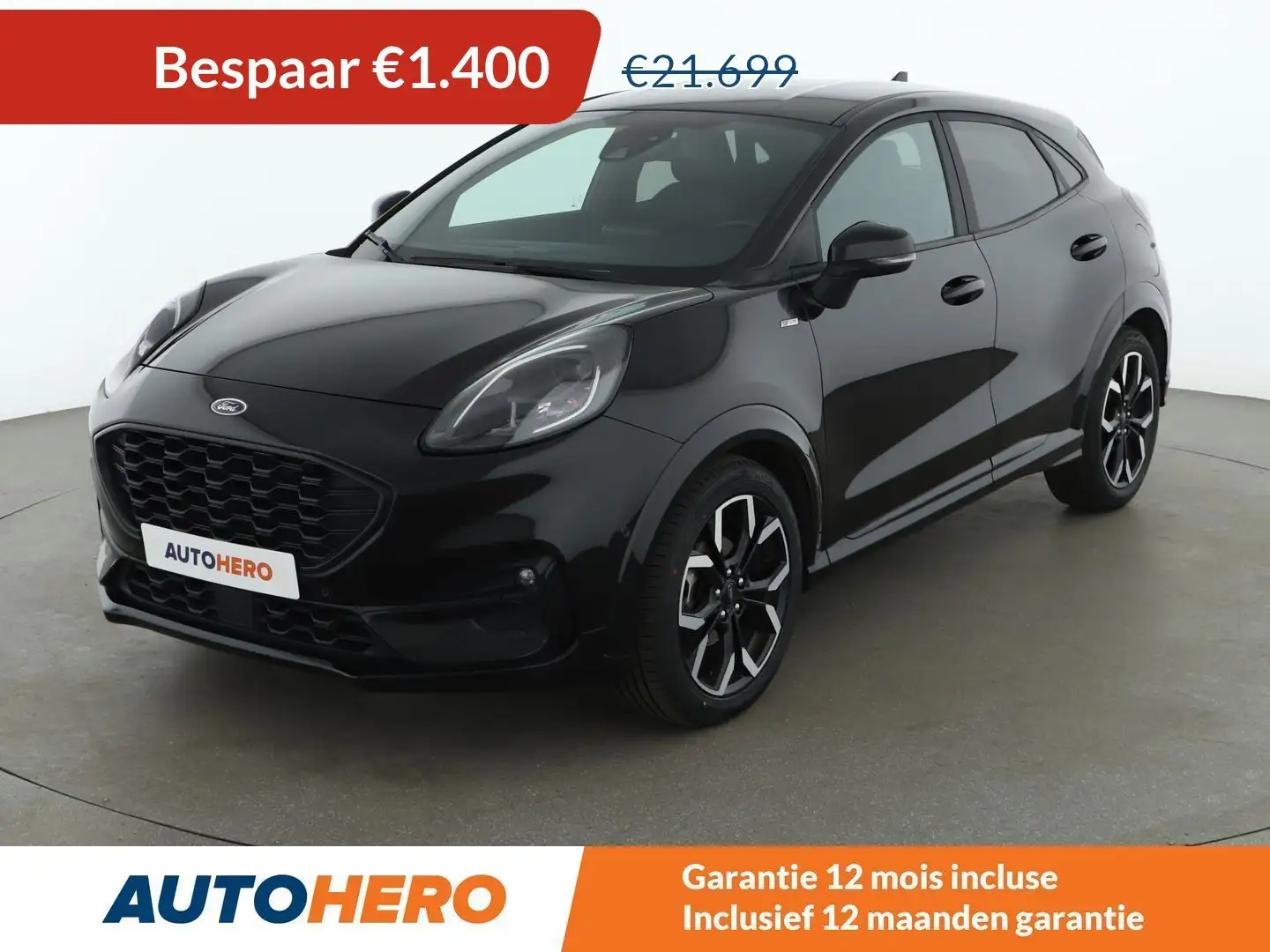 Ford Puma 1.0 EcoBoost Mild-Hybrid ST-Line X Zwart - 1