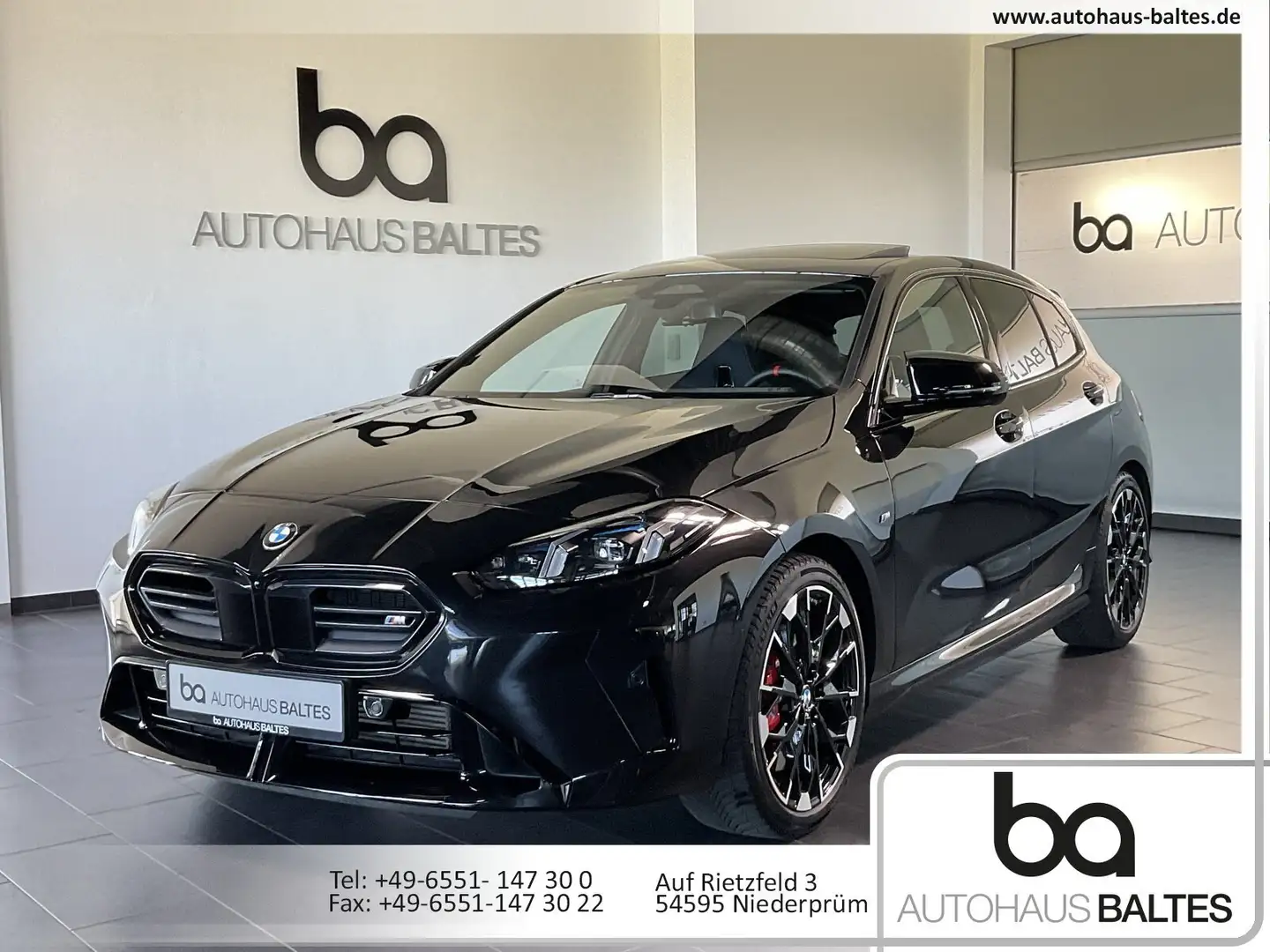 BMW M135 xDrive M Sport Pro New Mod/Pano/Premium/ACC Noir - 1