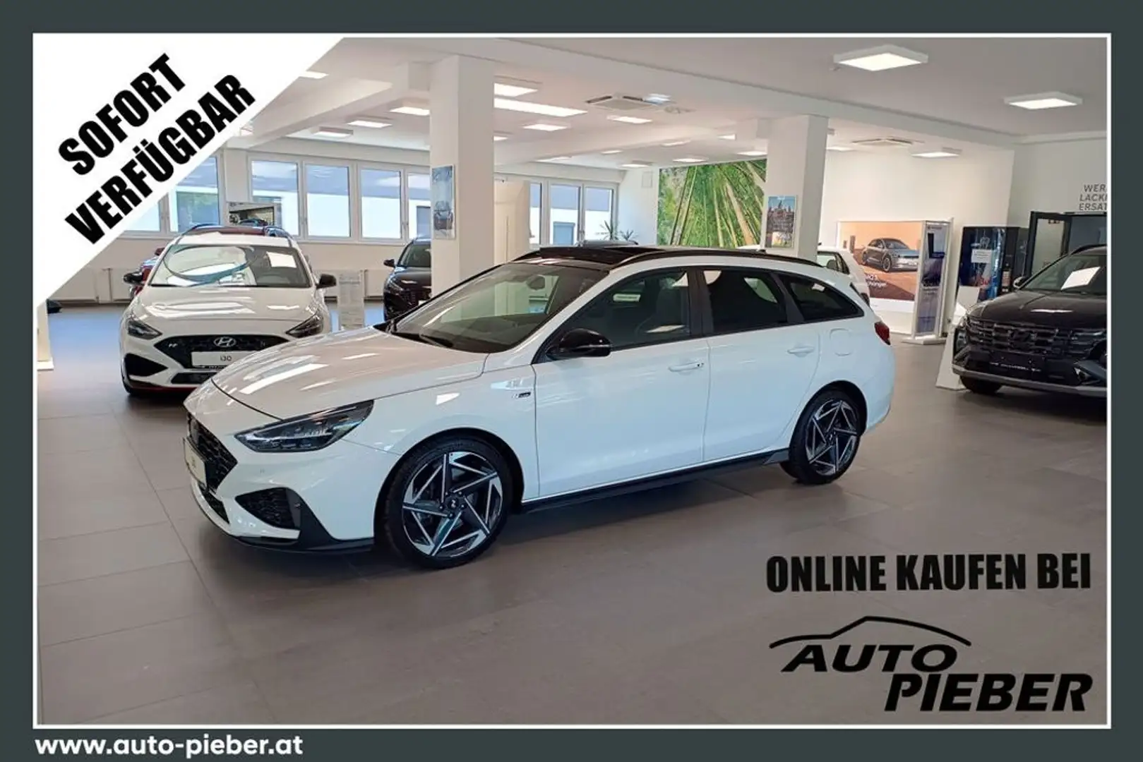 Hyundai i30 CW N-Line DCT 1,5 T-GDI *Pano*LED*Navi* Blanc - 1