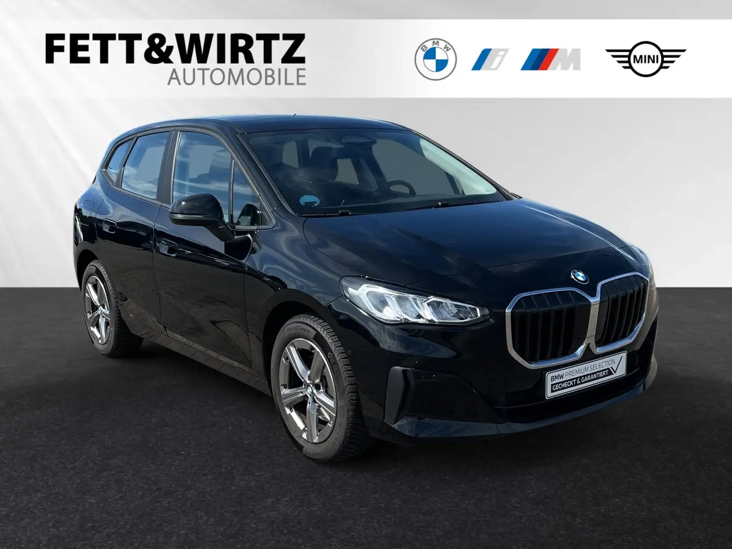 BMW 216 i Active Tourer Aktivsitz PA DAB Navi SHZ Schwarz - 1