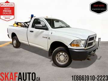 MEYER V-PLOW! 6.7L CUMMINGS DIESEL! 4X4! ONE OWNER